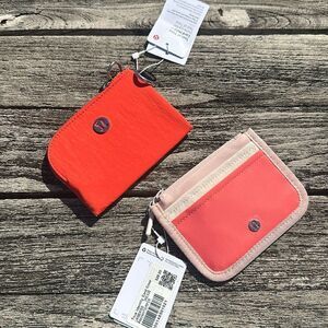 BUNDLE‎ lululemon TEST OF TIME CARD HOLDER & TRUE IDENTITY CARD CASE NWT 🔥